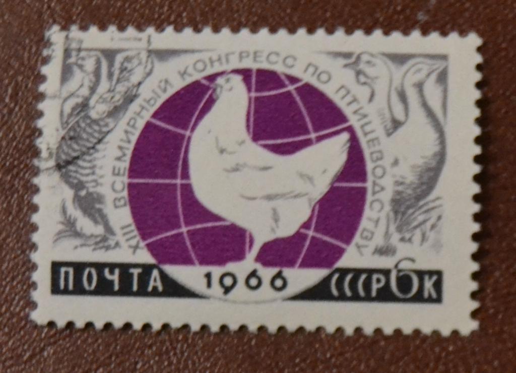 СССР 1966 год Международный конгресс по птицеводству  СТО
