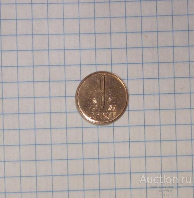 Нидерланды 1 цент 1961 7855