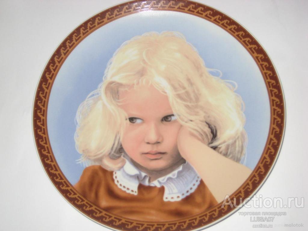 Тарелка декоративная.Портрет ребёнка.Дети Мира.Дети Земли.
