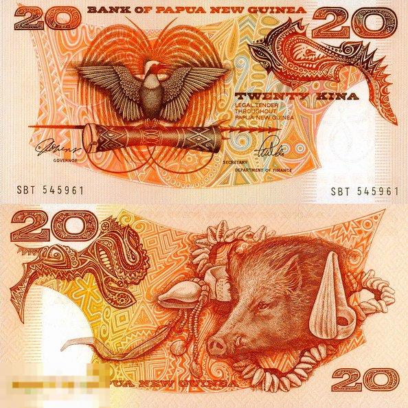 Папуа Новая Гвинея 20 кина  2000, UNC 