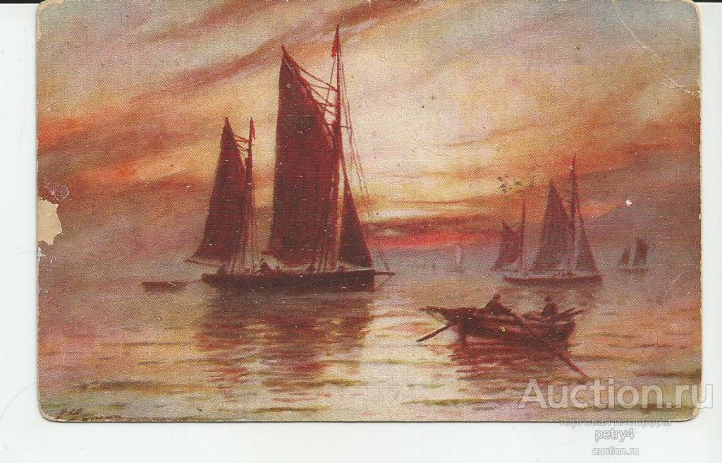 12721.Корабли. Парусники в море.