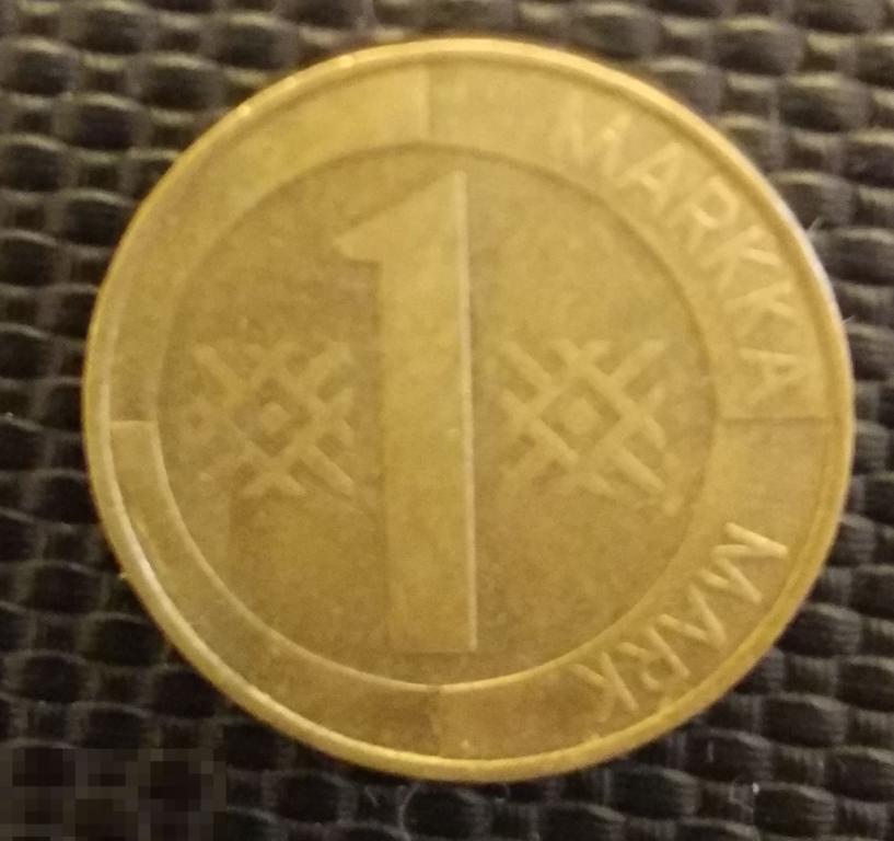 Финляндия 1 марка 1994 г 