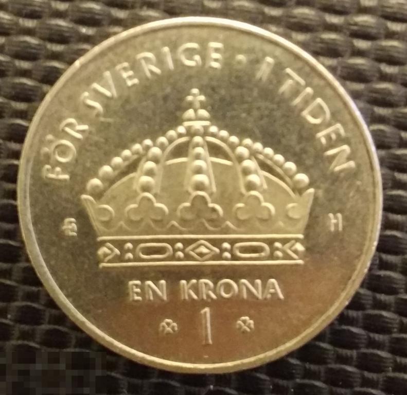 Швеция 1 крона 2003 год 