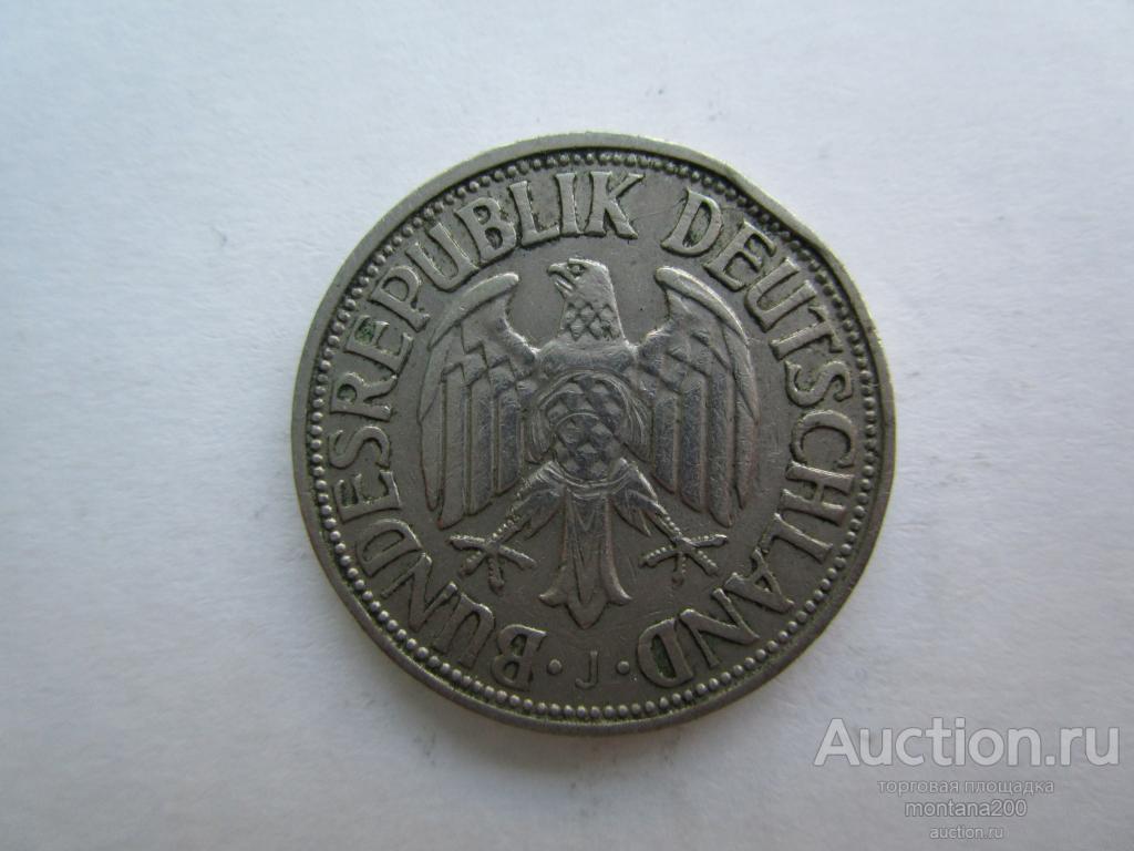 германия 1 марка 1950 J