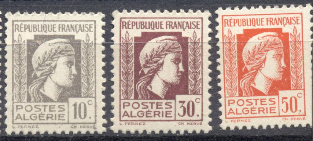 Алжир 1944 г. стандарт Марианна негашеная** часть серии