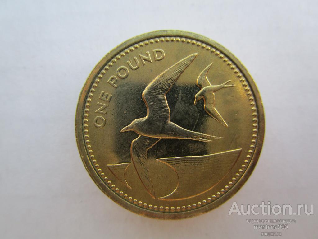 острова  Святой Елены и Вознесения 1 фунт 1984 !!!!