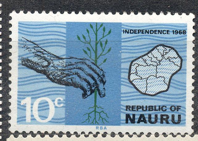 Науру  1968 г. Независимость негашеная**