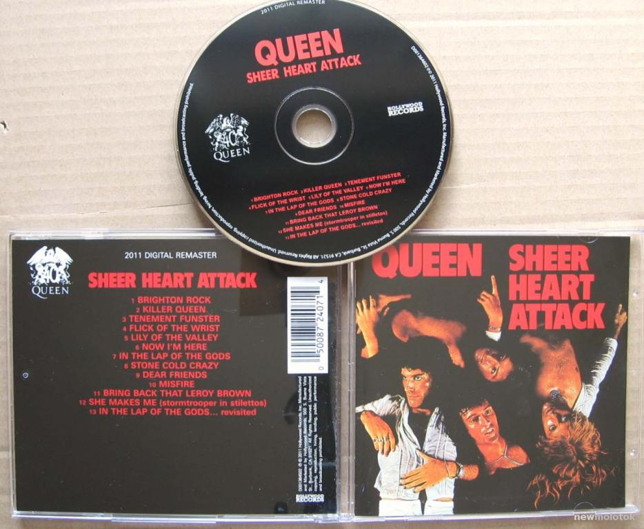 QUEEN Sheer Heart Attack 1974 КУЛЬТ Reissue