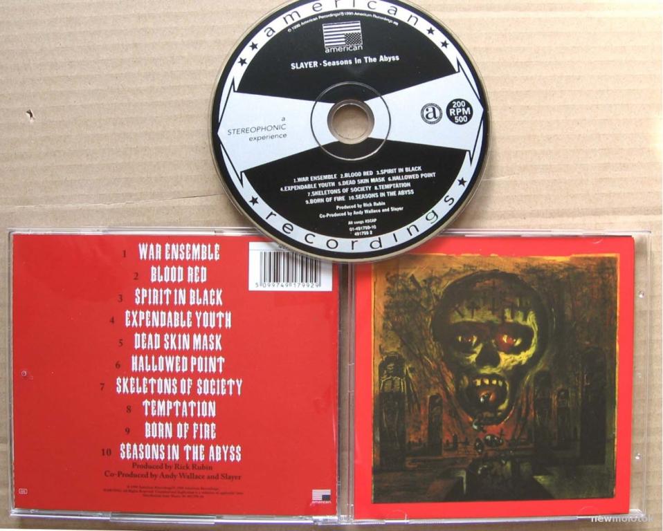 SLAYER Seasons In The Abyss 1990