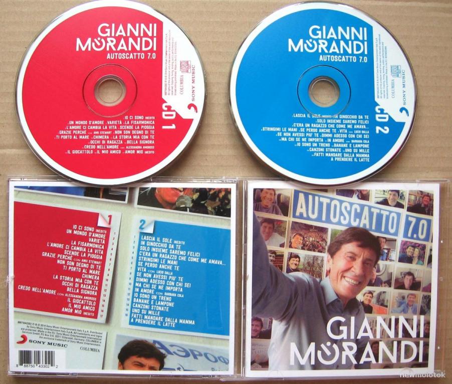 GIANNI MORANDI Autoscatto 7.0 (2xCD) 2014