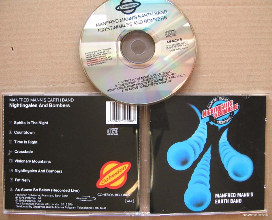MANFRED MANN EARTH BAND Nightingales And Bombers 1975