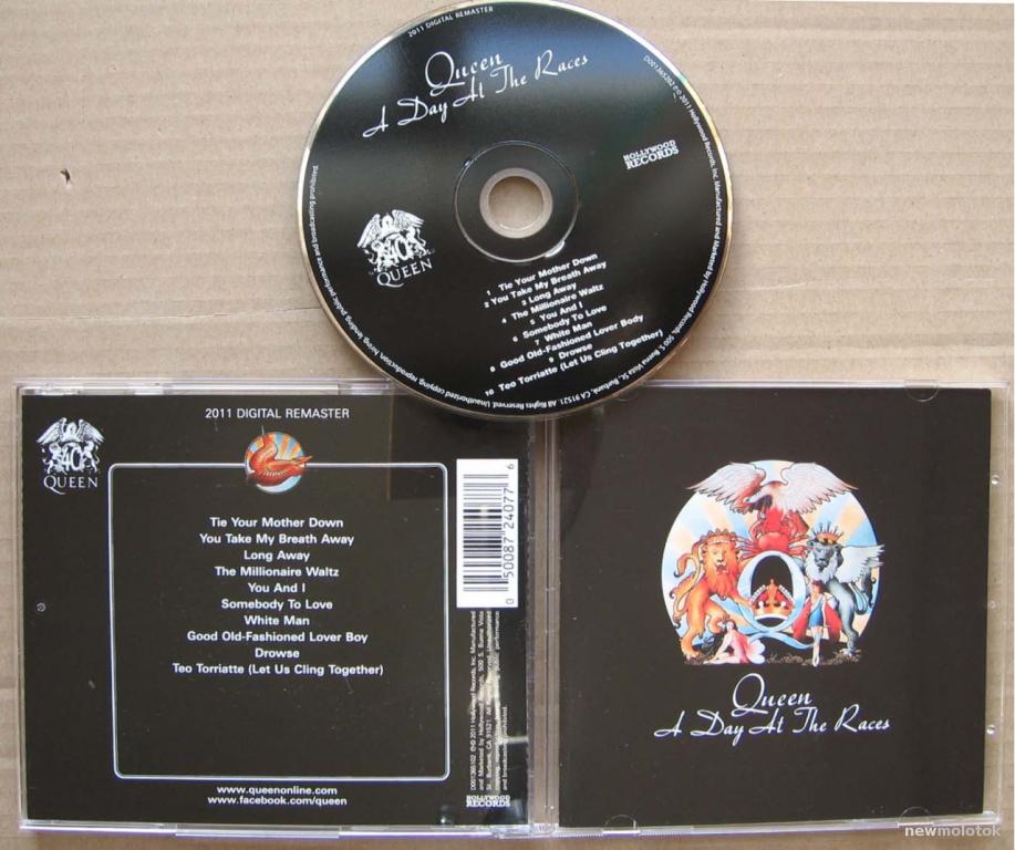 QUEEN A Day At The Races 1976 КУЛЬТ Reissue