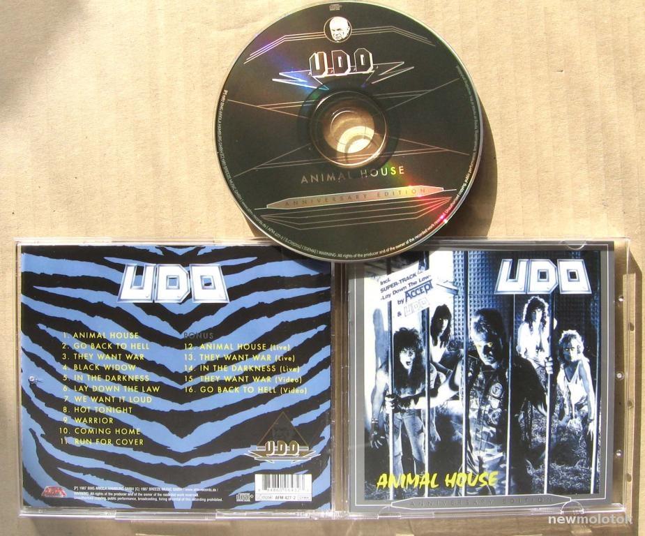 UDO U.D.O. ANIMAL HOUSE 1987 КУЛЬТ! Reissue