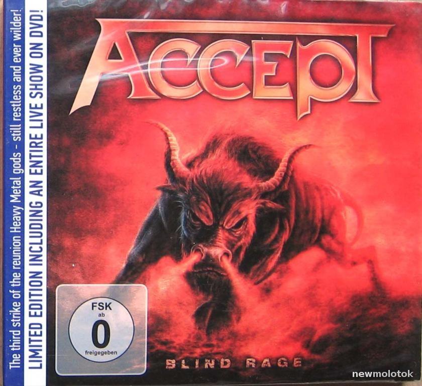ACCEPT Live In Chile 2013 DVD/CD Blind Rage 2013
