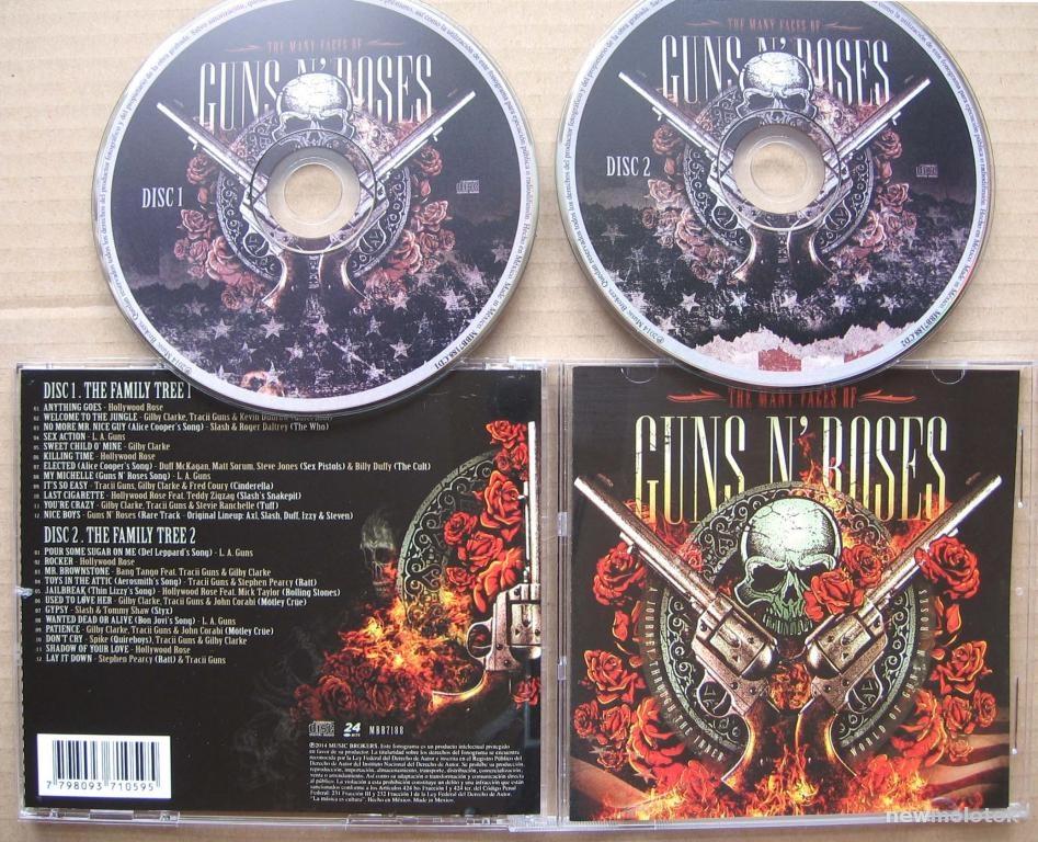 The Many Faces Of GUNS N' ROSES 2CD 2015