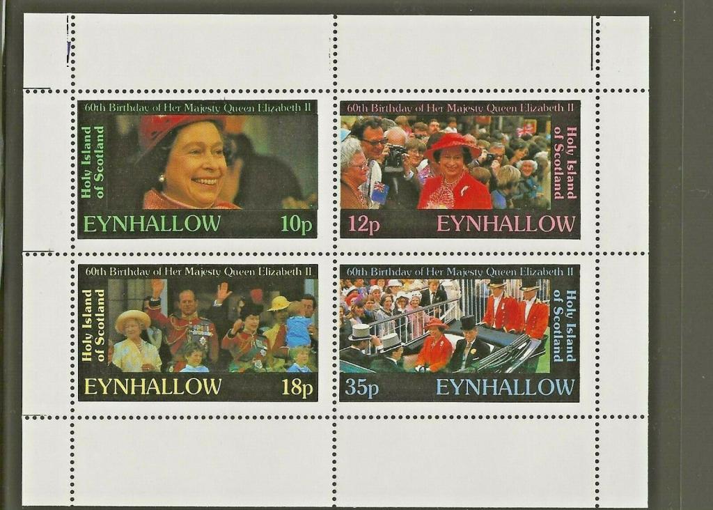 Eynhallow(Святой остров),Шотландии,1986**60 день рождения королевы