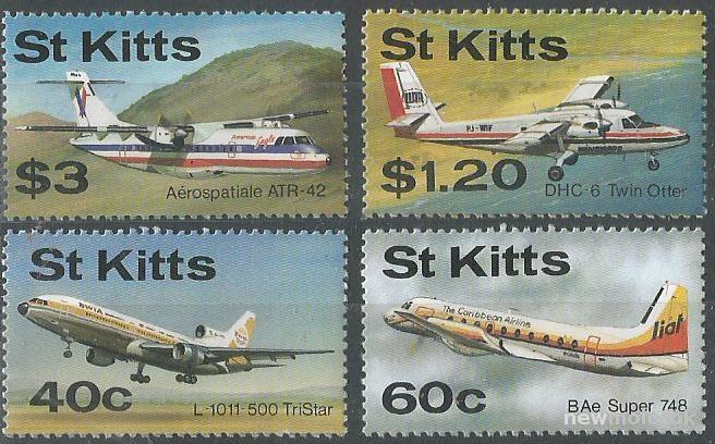 Сент Китс. 1987 г. Авиация. MNH 
