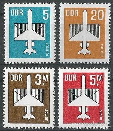 ГДР. 1983 - 1985 гг. Авиапочта. MNH