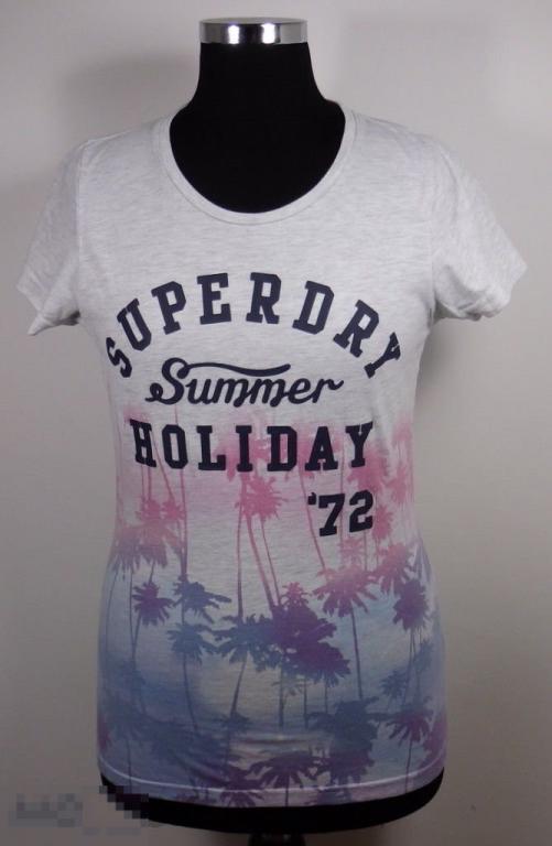 Стильная женская футболка бренда "SUPERDRY" р-р М 
