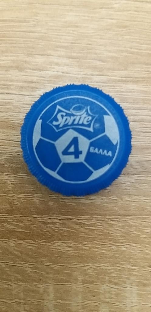 Пробка ПЭТ. Sprite. синяя 4 балла.