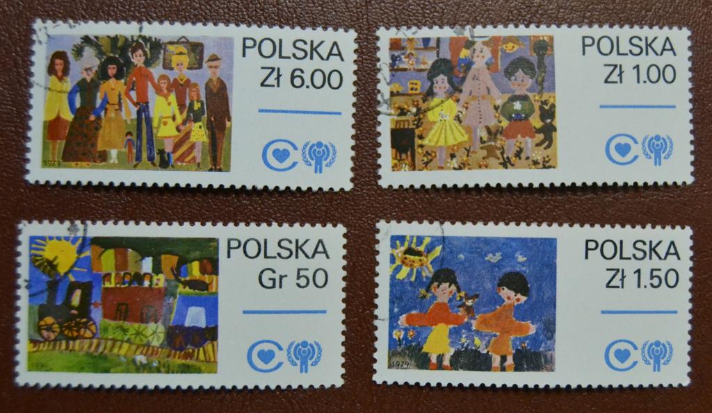 Польша 1979 год Международный год ребенка. Детские рисунки СТО