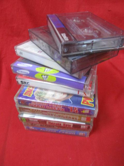 АУДИОКАССЕТА. 10 ШТУК. ДОБРЫЕ. ЦЕНА ЗА ВСЕ