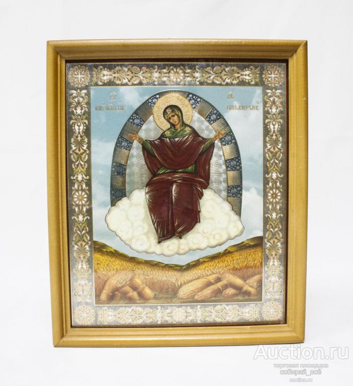 Икона Образ Пр.Богородицы Спасительница хлебов, Софрино, размер 22х18,5 см