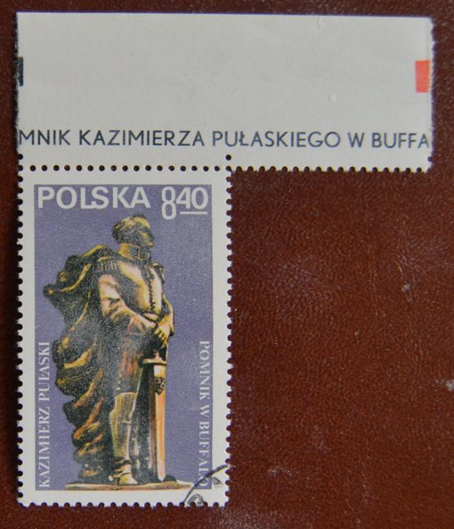 Польша 1979 г. Памятник генералу Пуласки (Казимир Пулавский) в Буффало (США) СТО