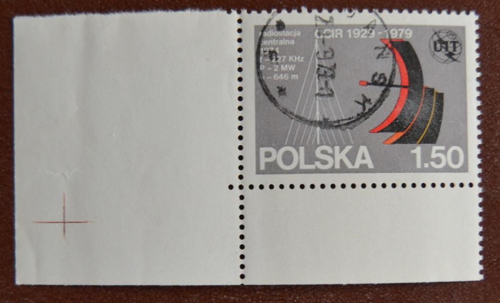 Польша 1979 г. 50-летие Всемирного союза электросвязи UIT ITU  СТО