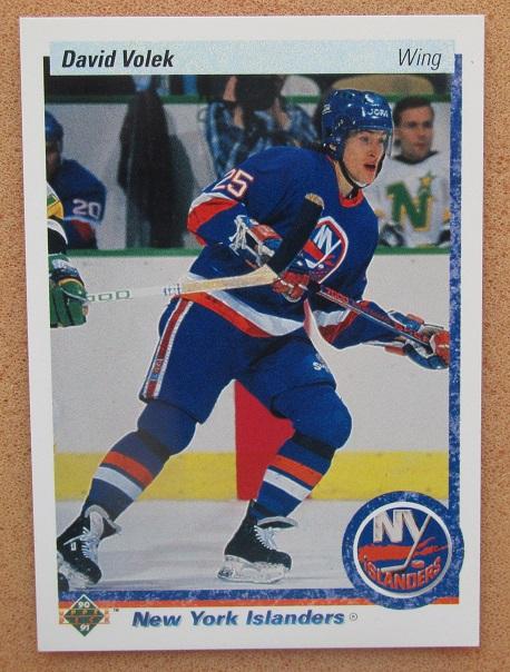 НХЛ Дэвид Волек Нью-Йорк Айлендерс № 1