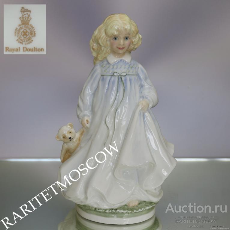 Девочка медведь плюшевый статуэтка HOPE Royal Doulton 45