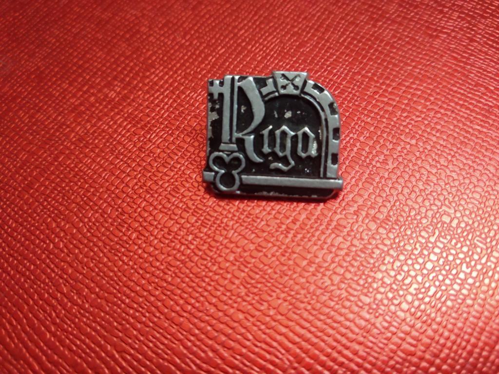 Riga Latvia Латвия Прибалтика Латвийская ССР СССР знак значок Рига