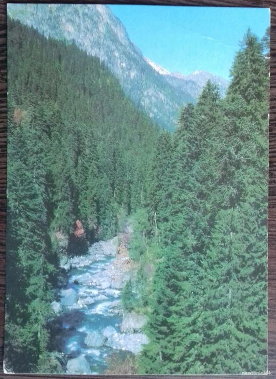 ОТКРЫТКА ПОЧТОВАЯ КАРТОЧКА КОЛЛЕКЦИОННАЯ  ДОМБАЙ УЩЕЛЬЕ АМАНАУЗ СССР 1986 ГОД