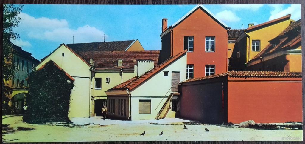 ОТКРЫТКА ПОЧТОВАЯ КАРТОЧКА ВИЛЬНЮС УГОЛОК СТАРОГО ГОРОДА 1978 ГОД ОТЛИЧНОЕ СОСТОЯНИЕ