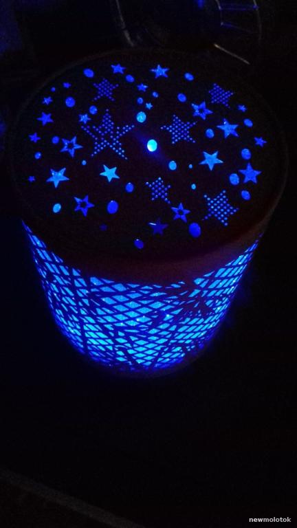 СВЕТИЛЬНИК НОЧНИК СВЕТОДИОДНЫЙ С ПРОЕКЦИЕЙ ЗВЁЗДНОГО НЕБА МЕНЯЕТ ЦВЕТА