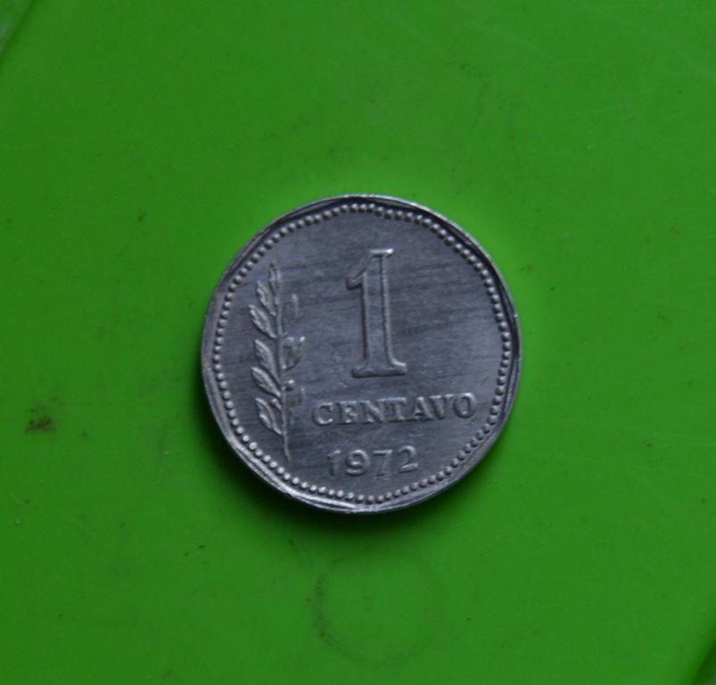 Аргентина 1 сентаво 1972  года Хорошая