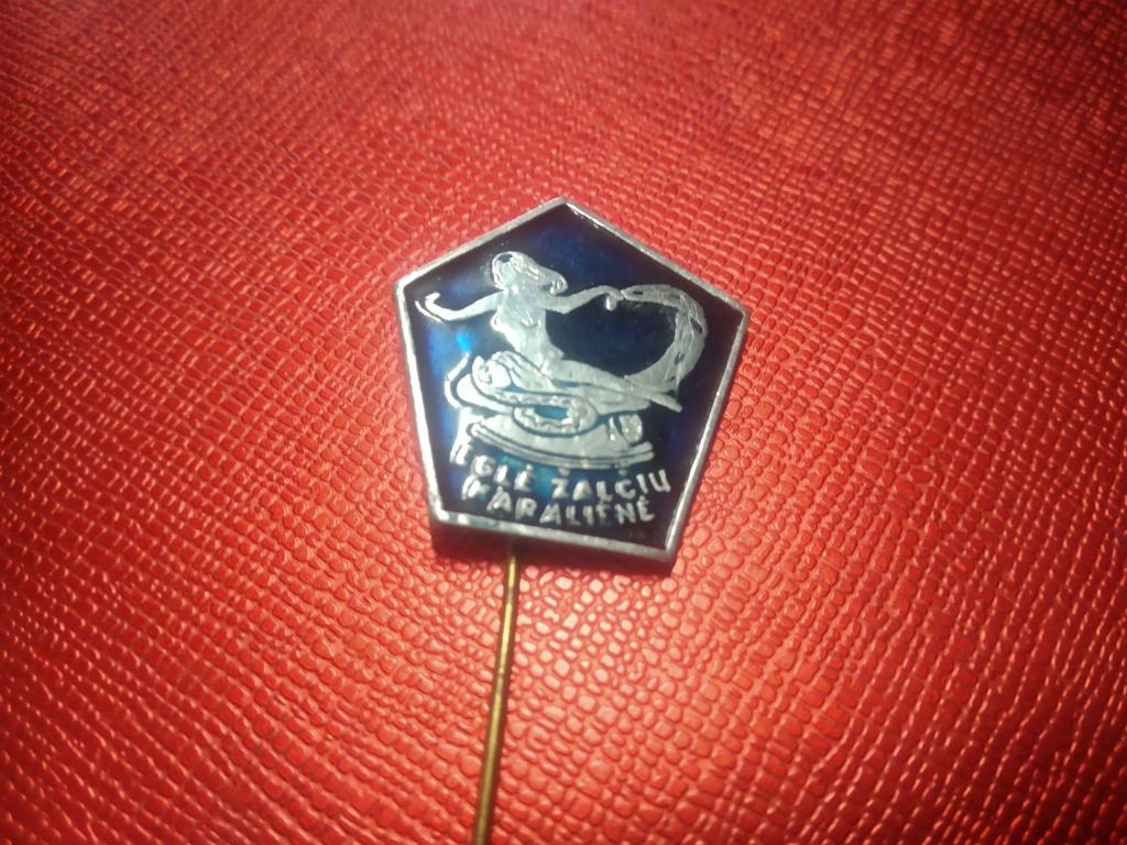 значок СССР egle zalciu karaliene Литва легенда королева ужей