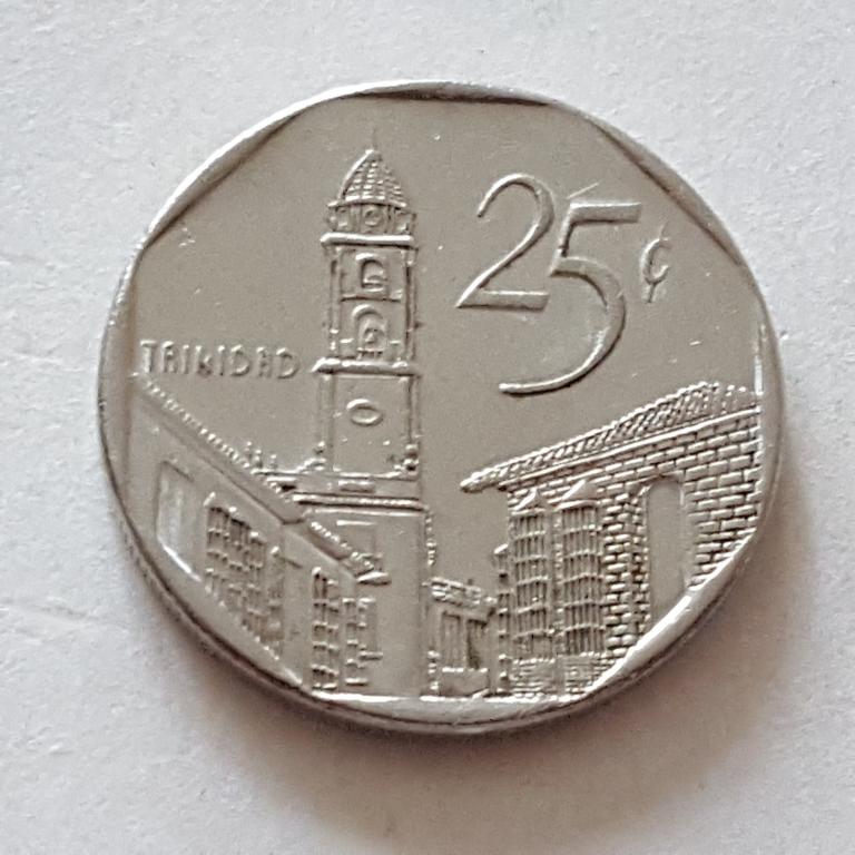 25 сентаво 2002 год Куба