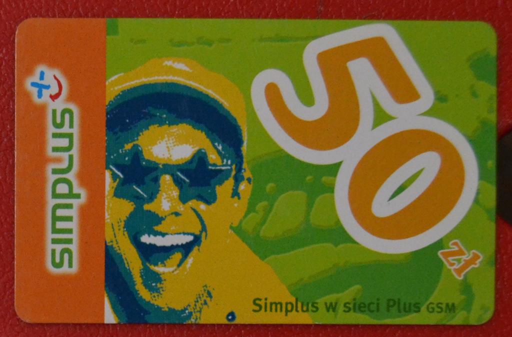 Телефонная карта СТК  Польша 50 Злот Чувак в кепке   - 43