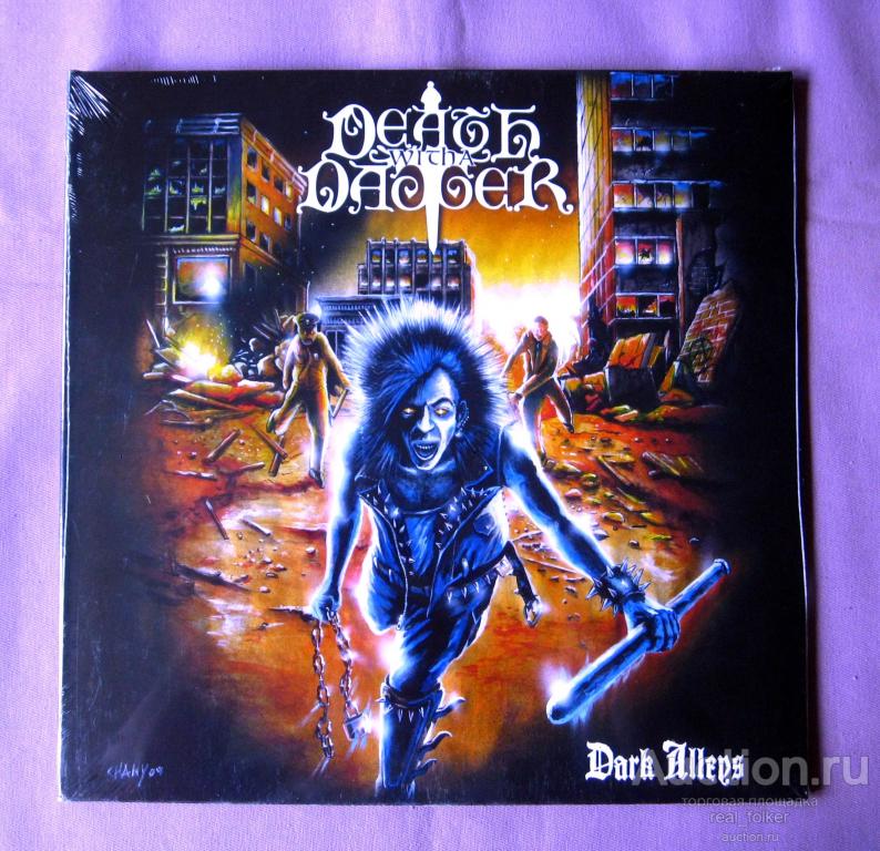 Death With A Dagger - 2009 "Dark Alleys", LP Finland Sealed
