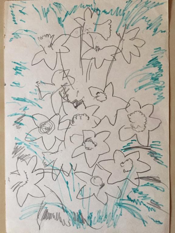 Зернова Е.С. (1900-1995) "Первые нарциссы"