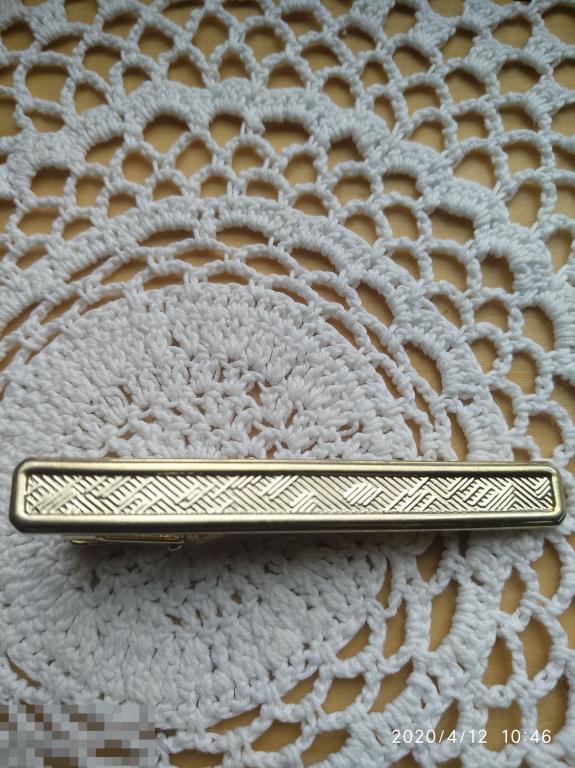 Зажим для галстука, латунь. СССР. 