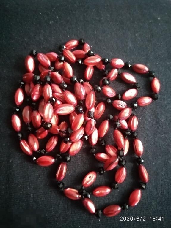 Бусы из натурального перламутра. СССР. Длинные.