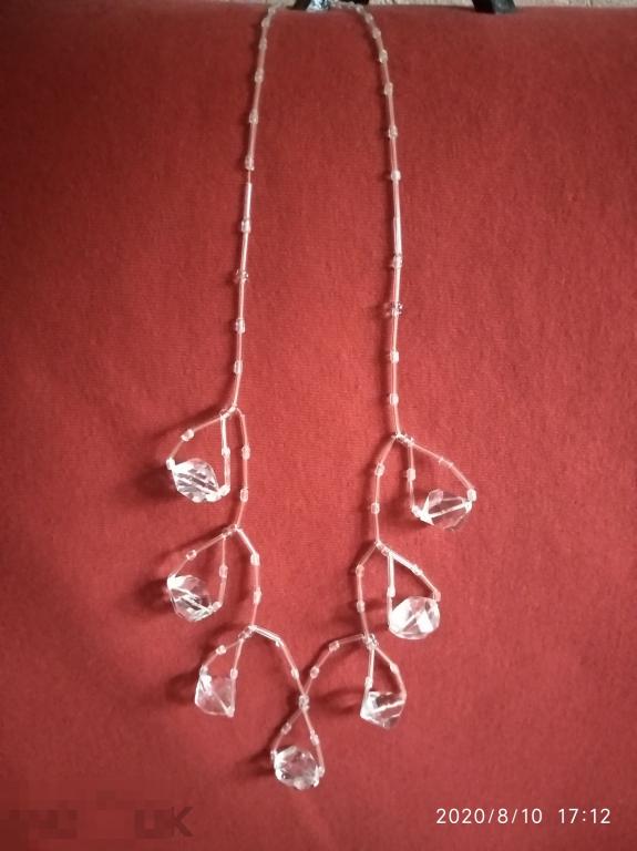 Колье из натурального горного хрусталя. 70-е годы. СССР. 