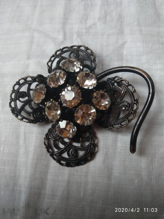 Брошь времен СССР. филигрань, ажурная. 