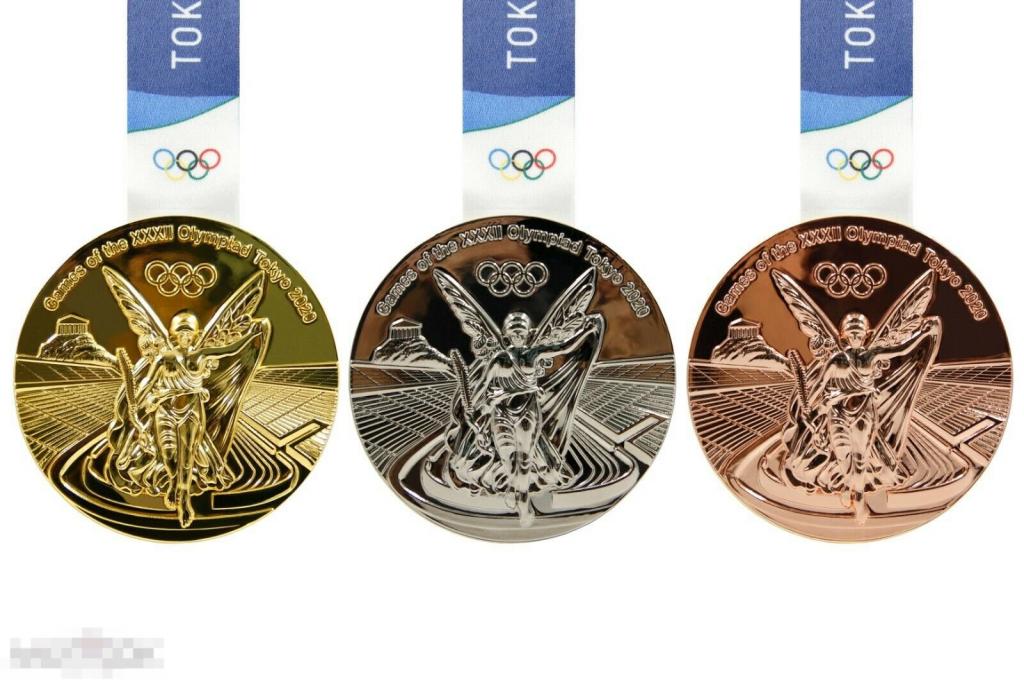 Igrzyska Olimpijskie 2020 Medale Олимпийская Медаль Олимпиада Токио-2020 Олимпийские Игры Комплект 3 шт