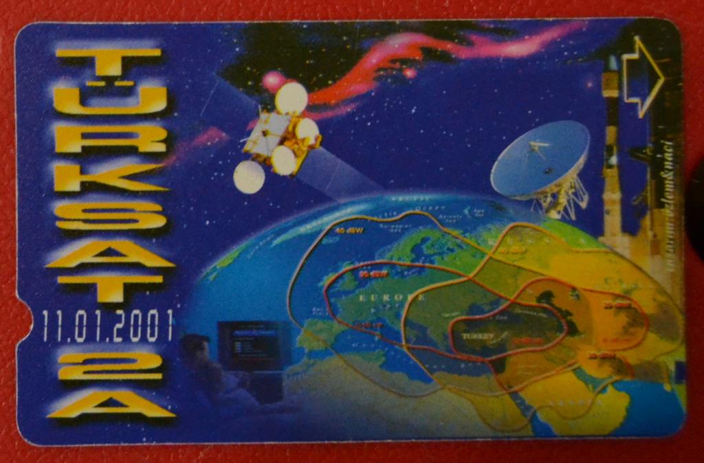 Телефонная Карта Турция  - Спутник связи  100 ед   - 16