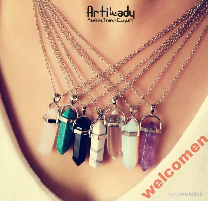 ОЖЕРЕЛЬЕ КОЛЬЕ ЖЕНСКОЕ Artilady multi color quartz
