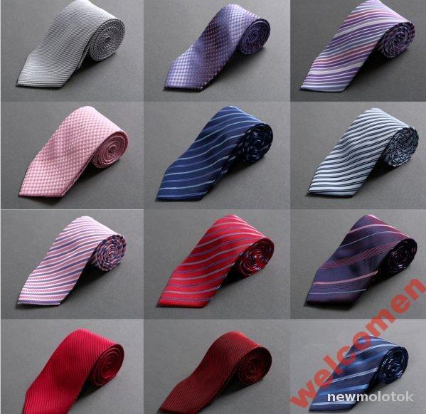 ГАЛСТУК МУЖСКОЙ 24 РАСЦВЕТКИ  Neckties Fashion Cas