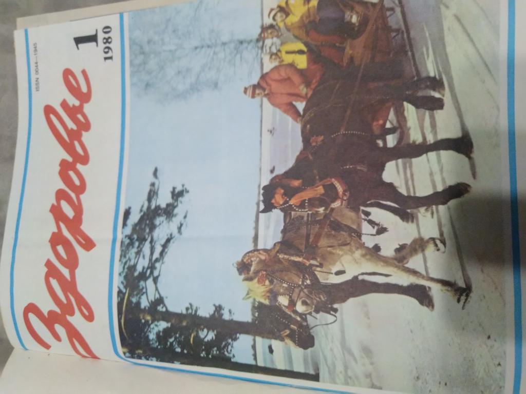 Подшивка журнала "Здоровье" за 1980 год.